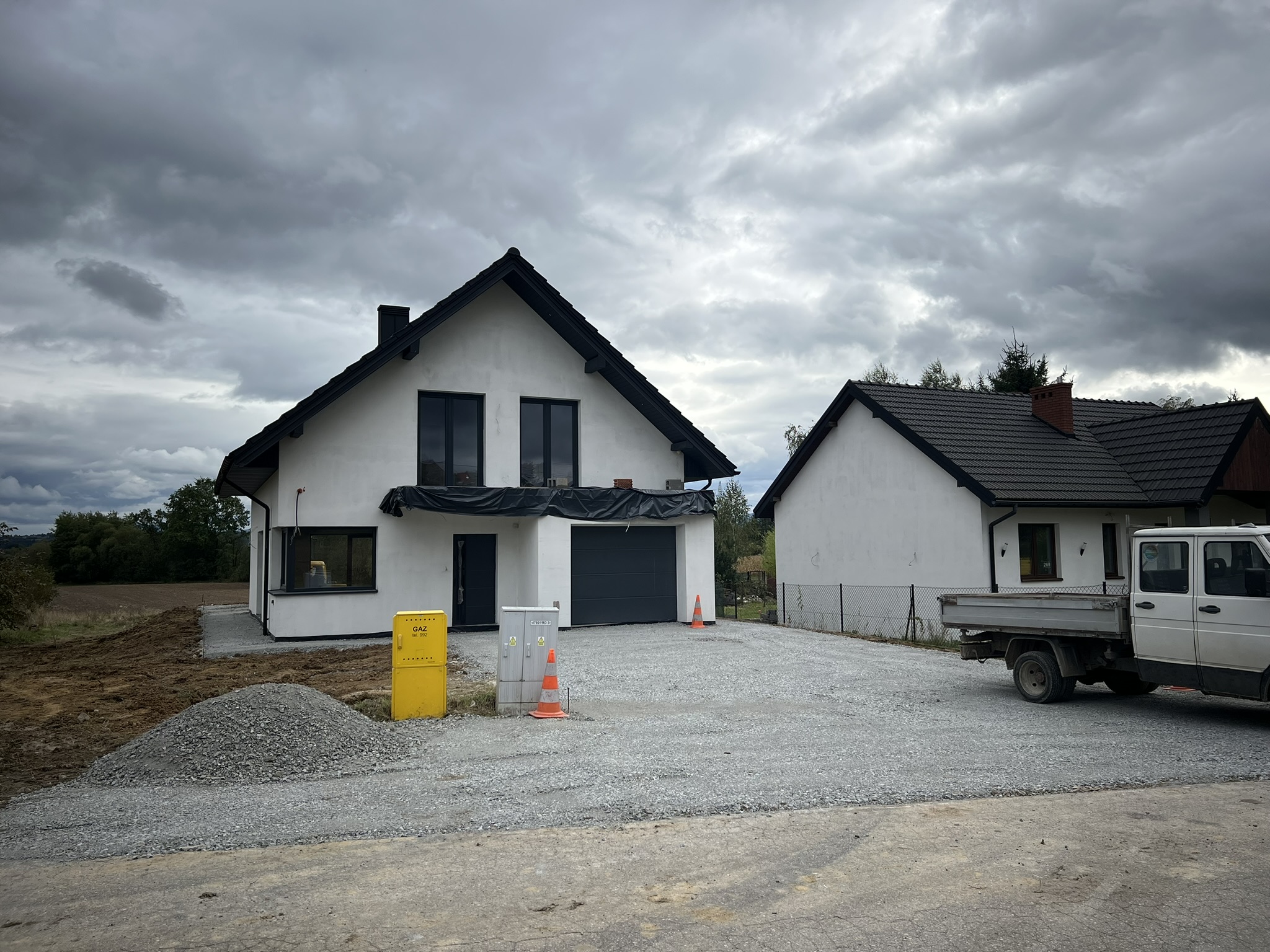 utwardzenie kruszywem